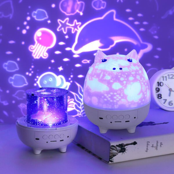 Cartoon Pig Night Light – Remote Control Projector Lamp - Image 5