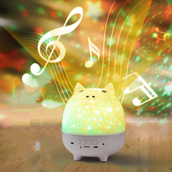 Cartoon Pig Night Light – Remote Control Projector Lamp - Image 2