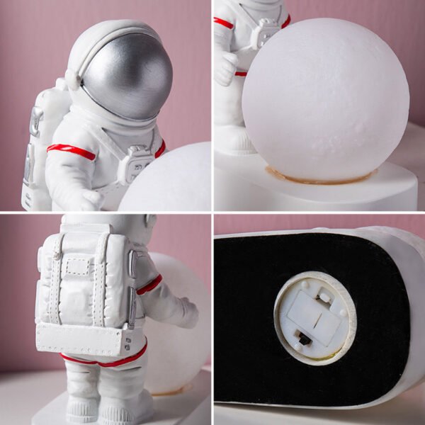 Astronaut Night Light – Space LED Lamp for Kids & Decor - Image 2