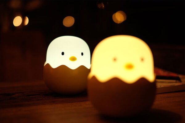Cute Chick Night Light – Eggshell Lamp for Kids & Baby