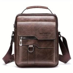 Men’s Retro Crossbody Bag – Unisex Shoulder & Waist Bag