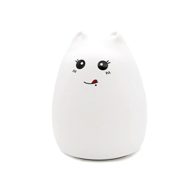 Silicone LED Night Light – Touch Sensor for Kids & Baby - Image 4