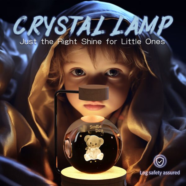Crystal Ball Dinosaur Night Light – Warm LED Gift Lamp - Image 7