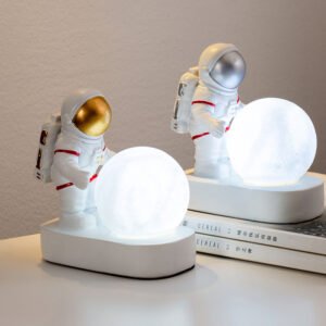 Astronaut Night Light – Space LED Lamp for Kids & Decor
