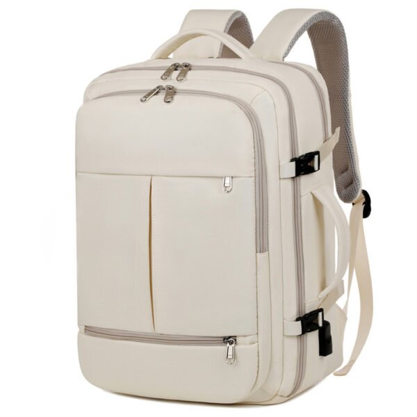 Large Capacity Backpack For Women Men Multiple Pockets And Zippers Versatile Computer Bags Business Travel Backpack - Image 4