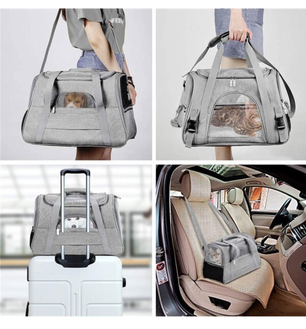 Portable Outdoor Portable One Shoulder Diagonal Cross Pet Box - Image 5