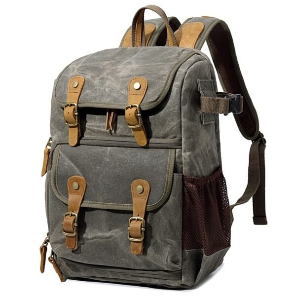 Kalier Digital SLR Camera Bag Waterproof Canvas Men's And Women's Backpacks - Image 7