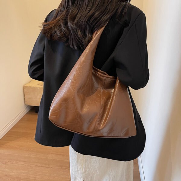 2pcs Composite Bag Fashion Shoulder Bag With Clutch Bag Casual Commuting Large Capacity Hobo Tote Bags Women - Image 2
