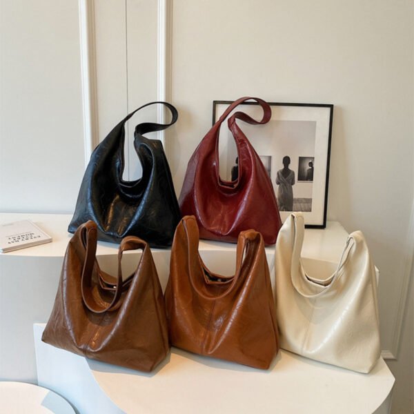 2pcs Composite Bag Fashion Shoulder Bag With Clutch Bag Casual Commuting Large Capacity Hobo Tote Bags Women - Image 5