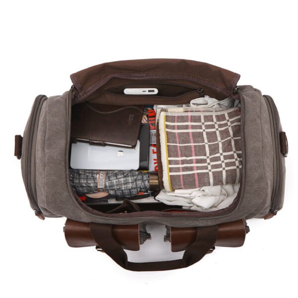 European American Style Travel Bag Canvas Portable - Image 6