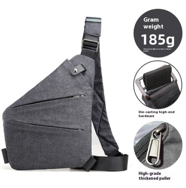 Men's Nylon Lightweight Simple Large-capacity Crossbody Bag - Image 7