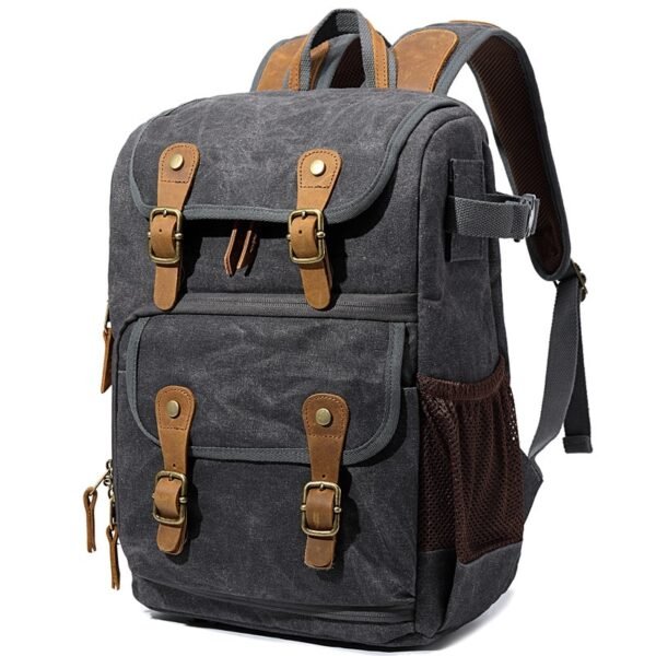 Kalier Digital SLR Camera Bag Waterproof Canvas Men's And Women's Backpacks - Image 6