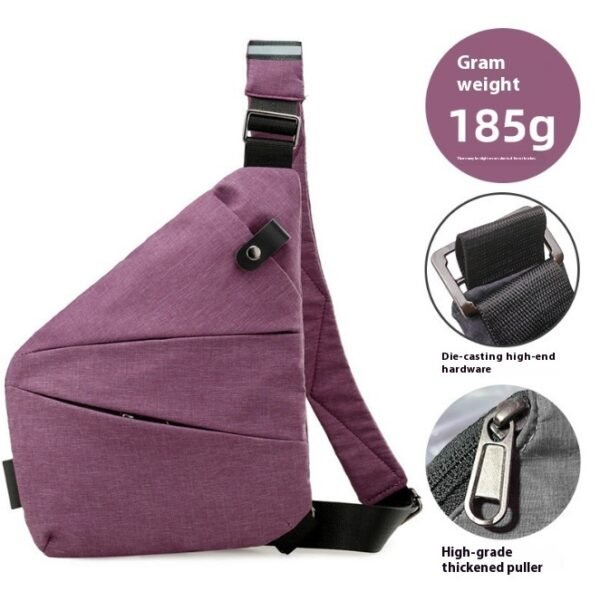 Men's Nylon Lightweight Simple Large-capacity Crossbody Bag - Image 10