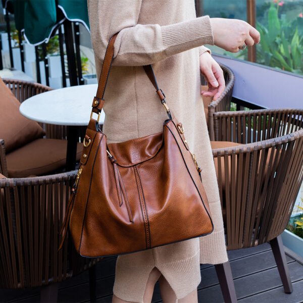Hobo Bags Women High Capacity Handbags Fahsion Commuting Crossbody Shoulder Bag Shopping Totes - Image 5