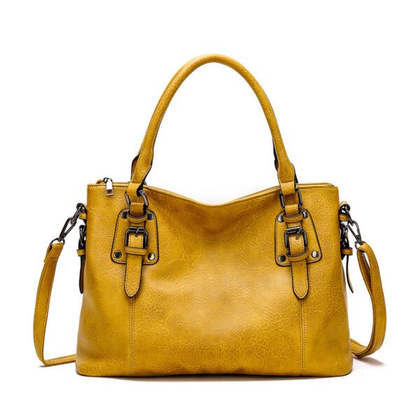 New Fashion European And American Style Women's Retro Simple Shoulder Bag Large Capacity - Image 2
