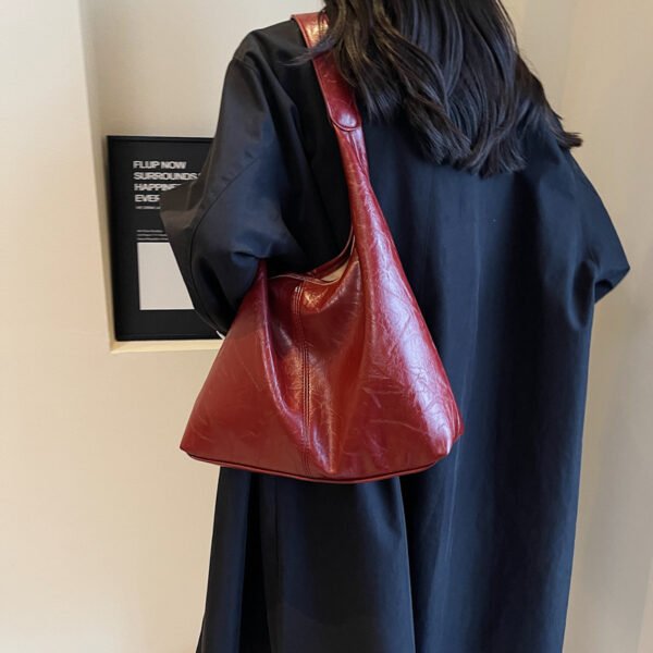 2pcs Composite Bag Fashion Shoulder Bag With Clutch Bag Casual Commuting Large Capacity Hobo Tote Bags Women - Image 4
