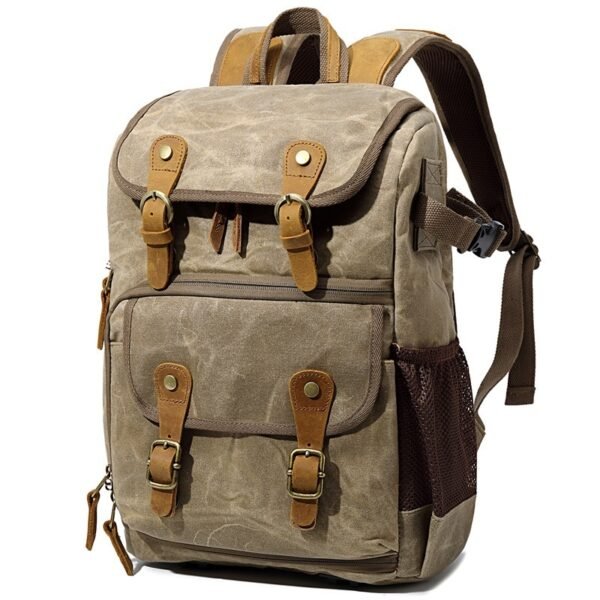 Kalier Digital SLR Camera Bag Waterproof Canvas Men's And Women's Backpacks - Image 8
